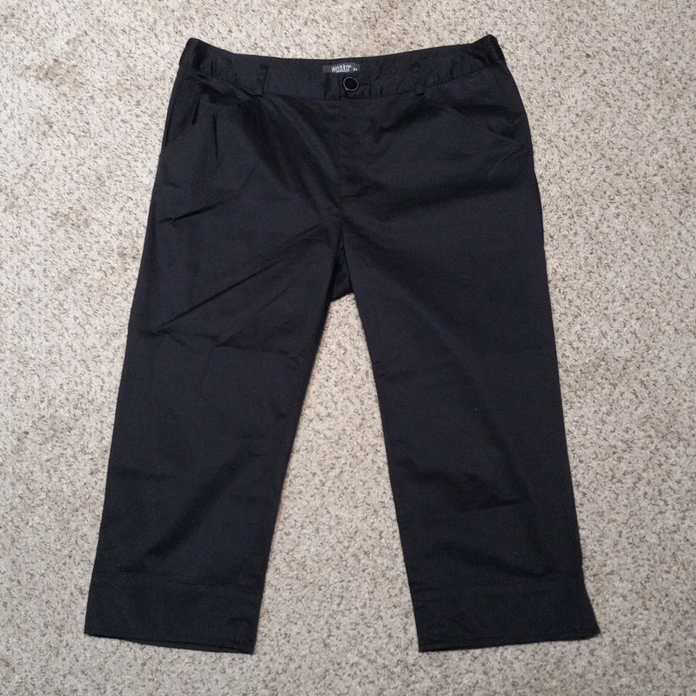 WANKO size 38 made in Japan black capris, $178.00